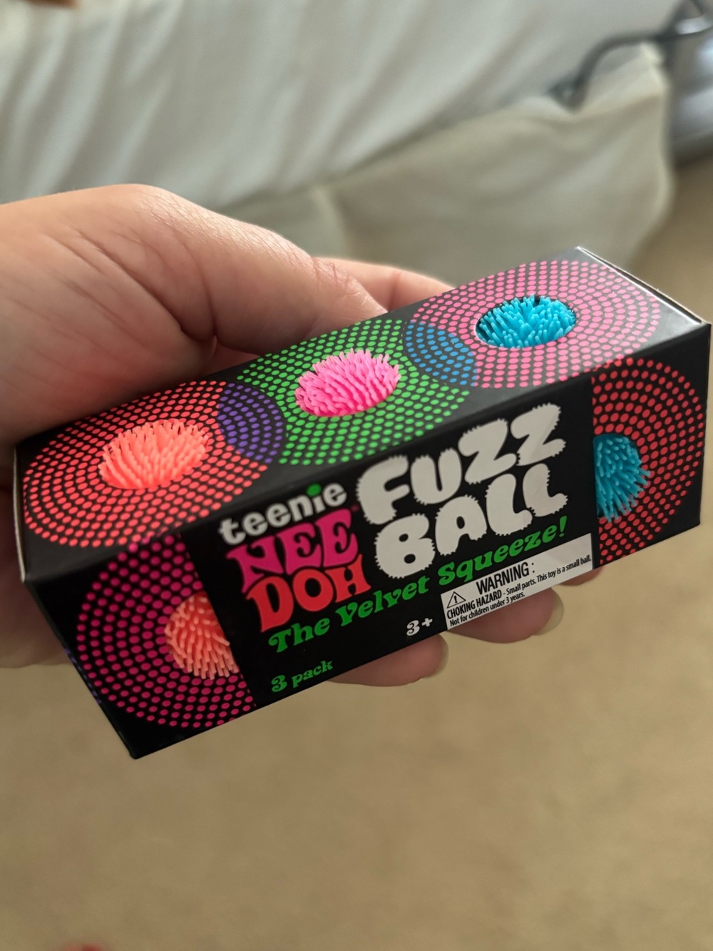 NeeDoh Teenie Fuzz Ball 3-Pack - NEW!